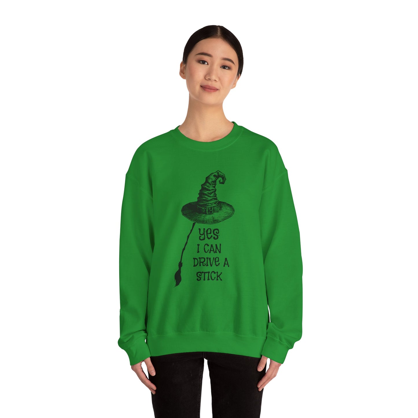 Yes I Can Drive A Stick Unisex Heavy Blend™ Crewneck Sweatshirt