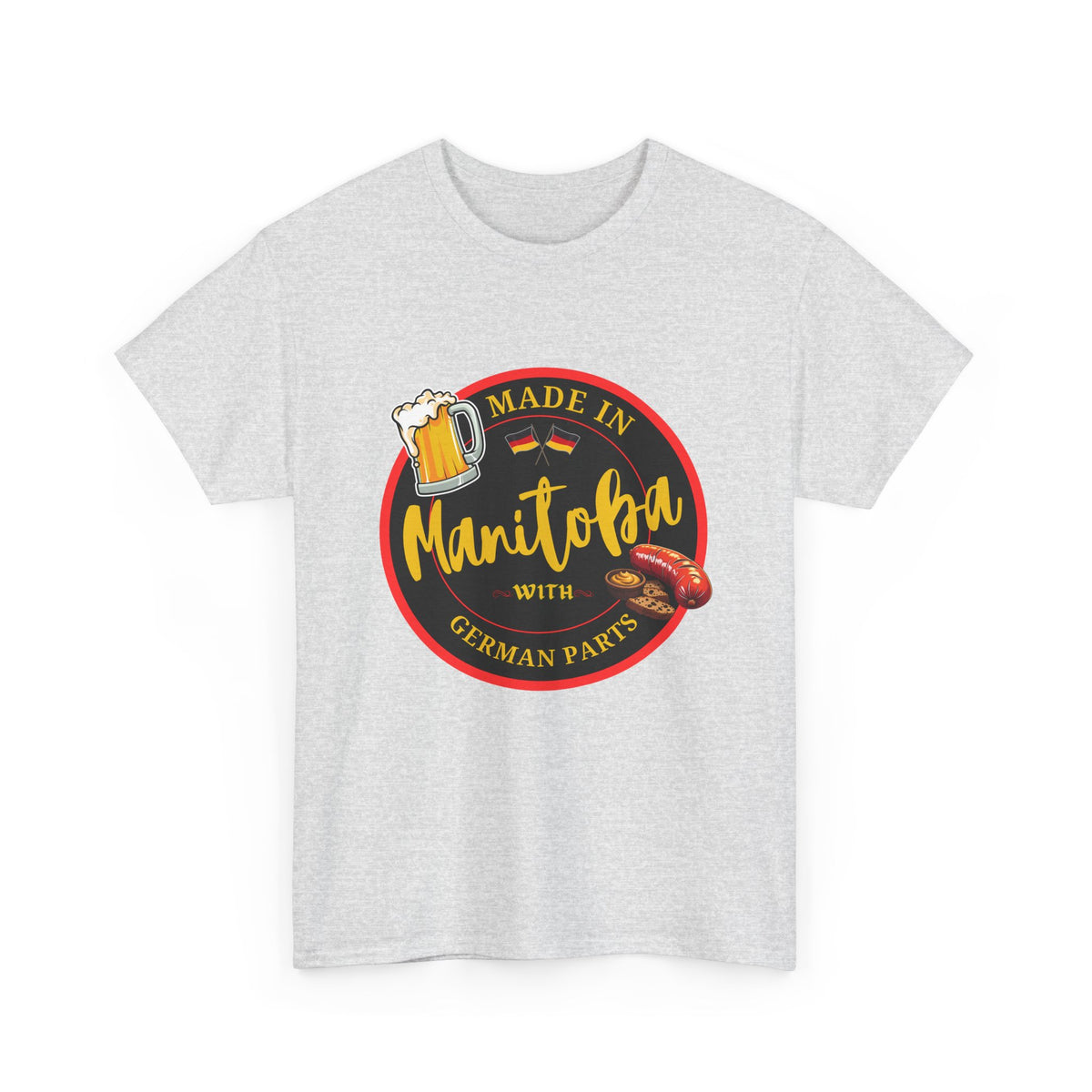 Made In Manitoba With German Parts Unisex Heavy Cotton Tee