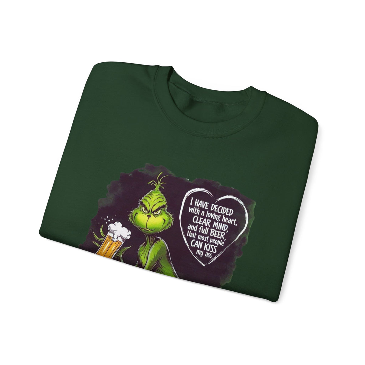 I Have Decided Grinch Unisex Heavy Blend™ Crewneck Sweatshirt