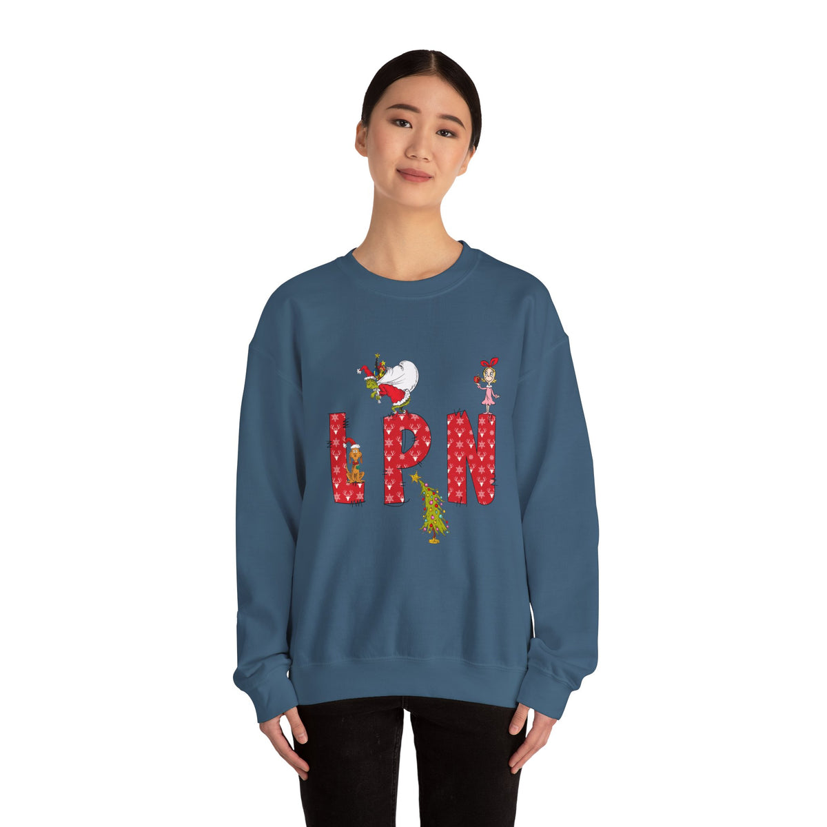 LPN Grinch Unisex Heavy Blend™ Crewneck Sweatshirt