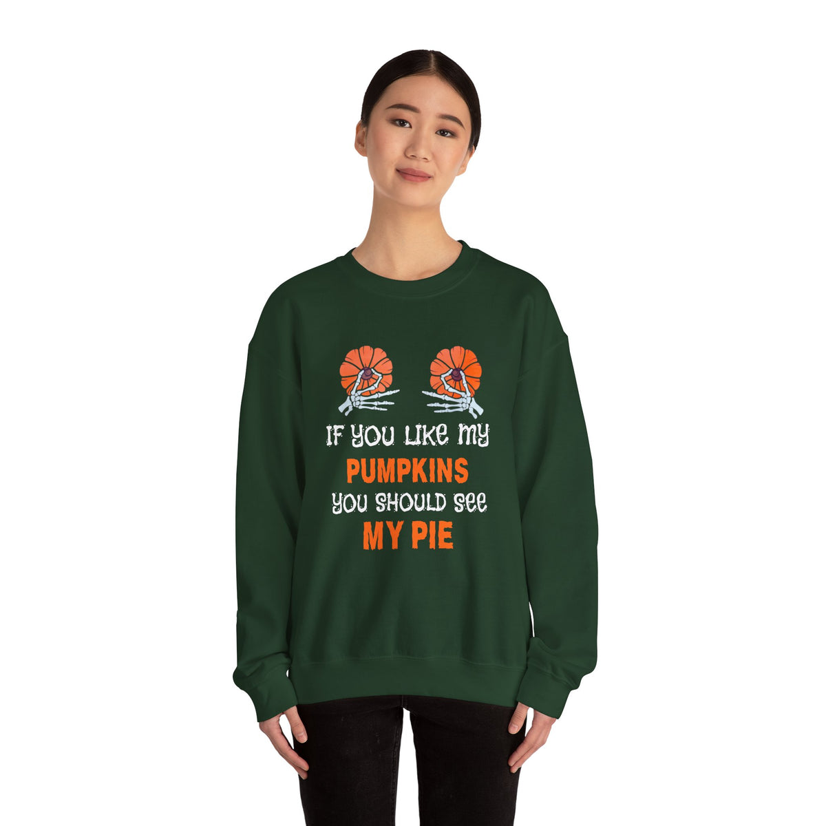 If You Like My Pumpkins Unisex Heavy Blend™ Crewneck Sweatshirt