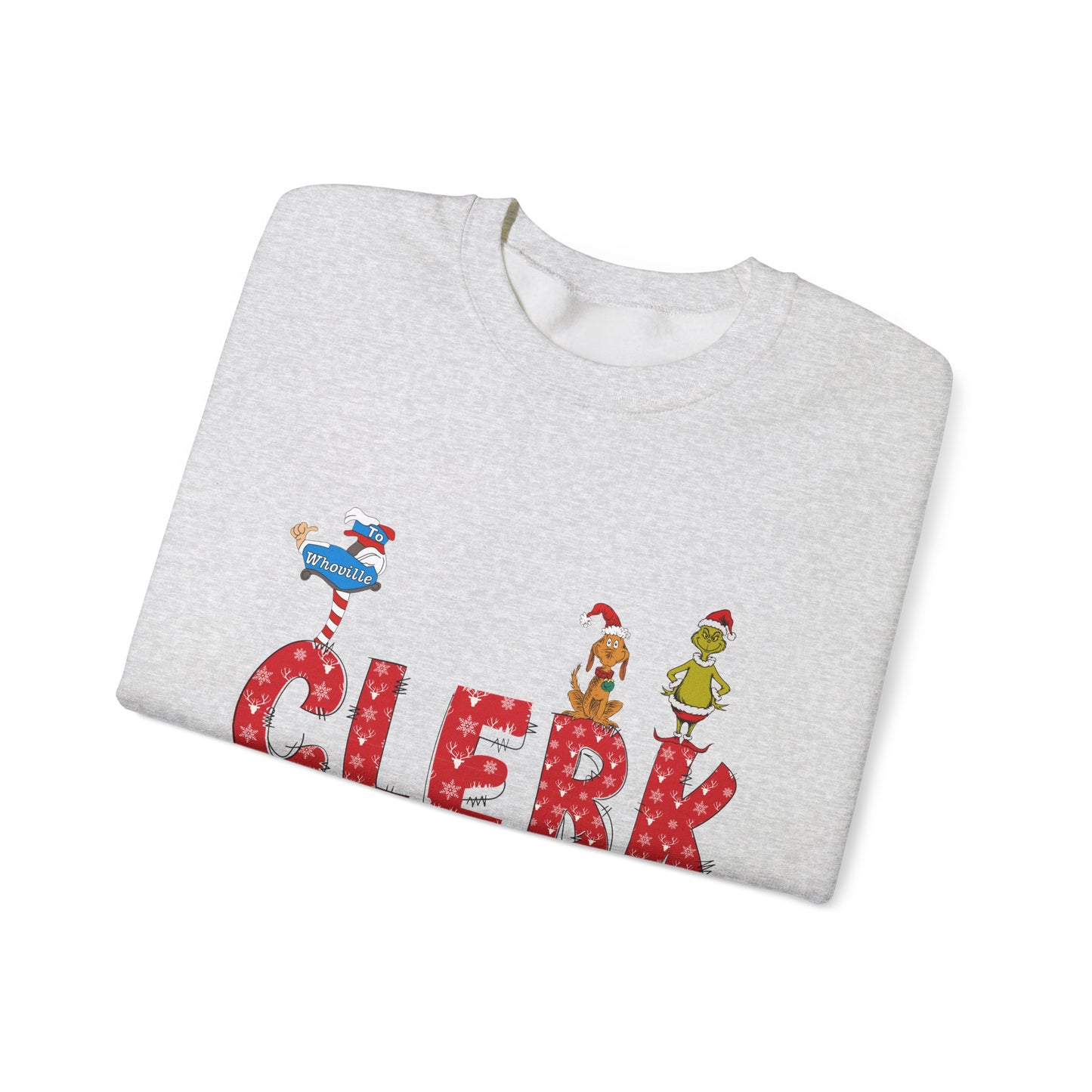 Clerk Grinch Unisex Heavy Blend™ Crewneck Sweatshirt