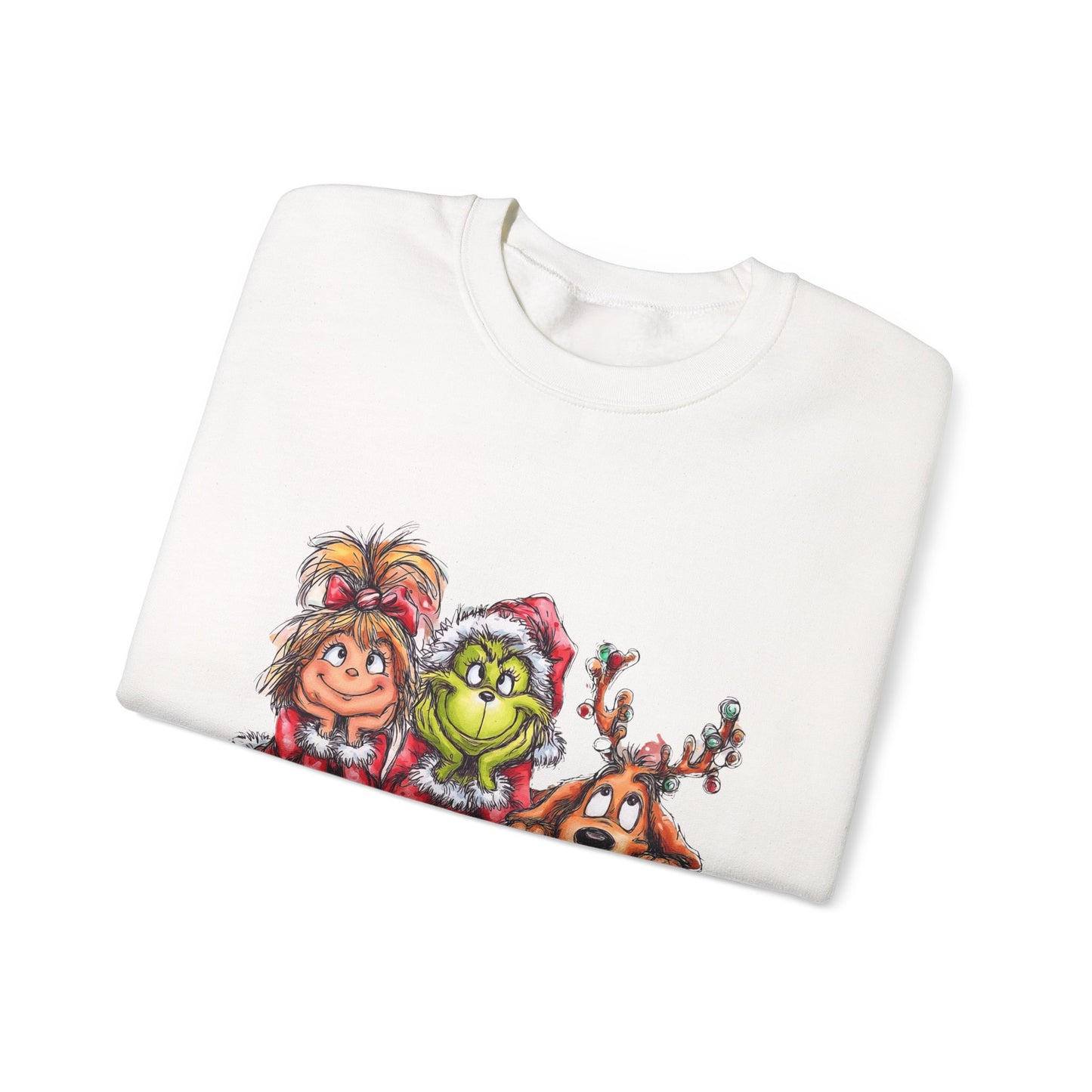 Tis The Season Grinch Unisex Heavy Blend™ Crewneck Sweatshirt