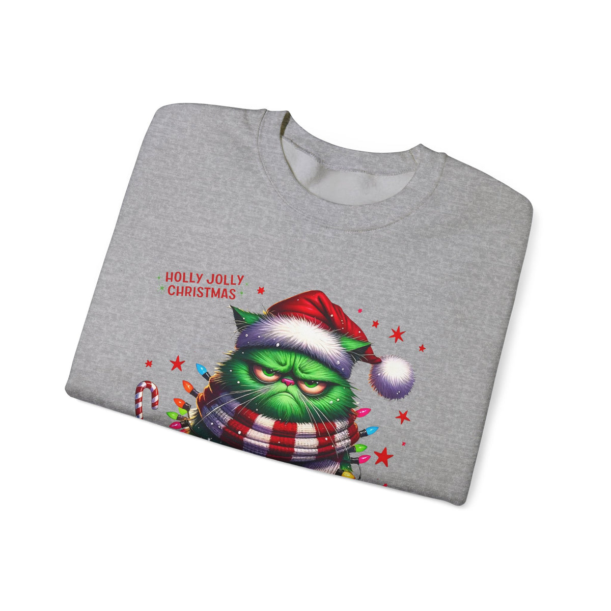 Holly Jolly Christmas Unisex Heavy Blend™ Crewneck Sweatshirt