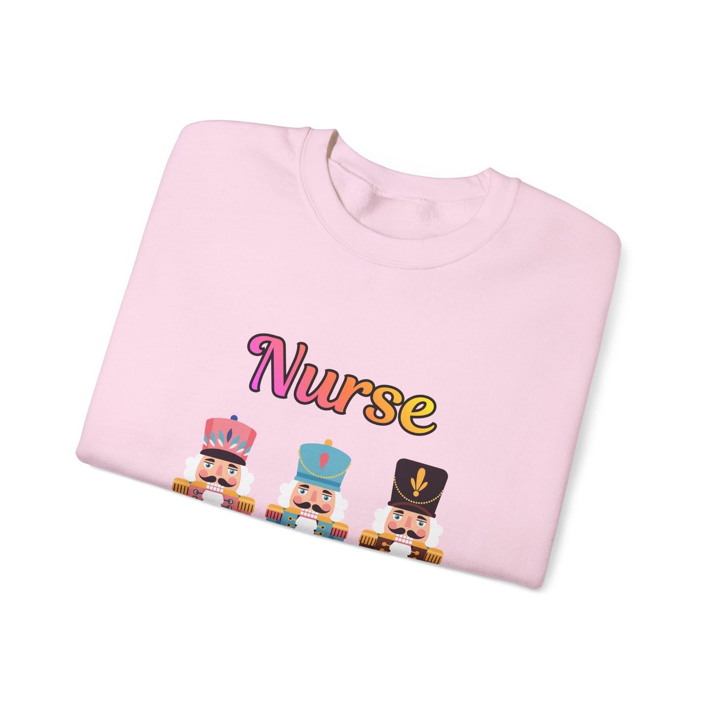 Nurse Nutcracker Unisex Heavy Blend™ Crewneck Sweatshirt