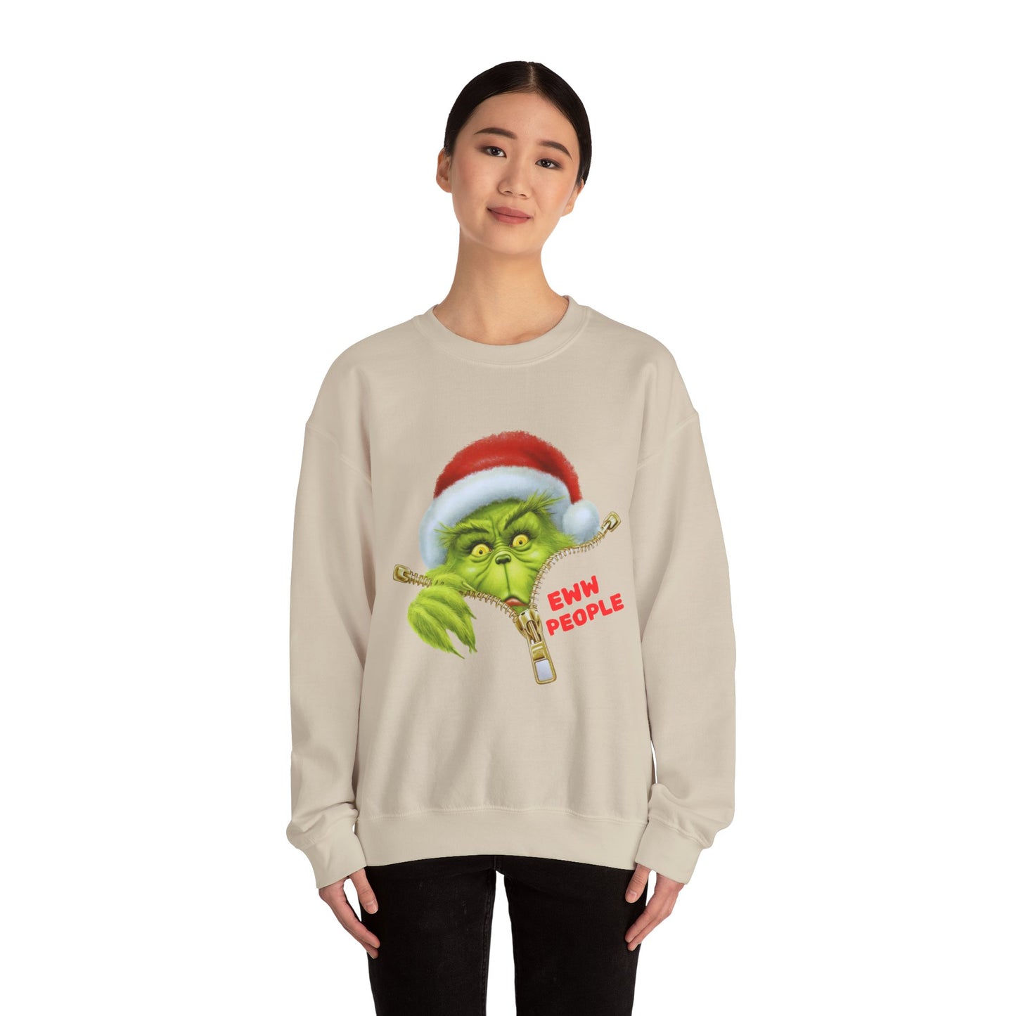 Eww People Grinch Unisex Heavy Blend™ Crewneck Sweatshirt