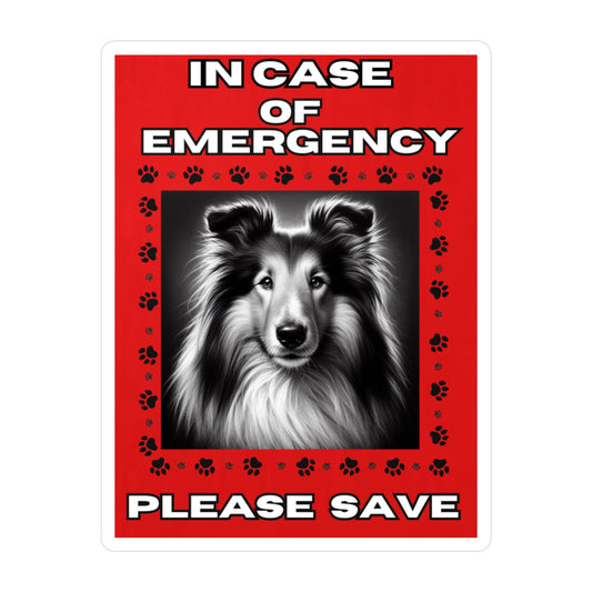 Pet Safety Rescue Vinyl Decal