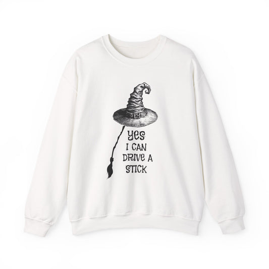 Yes I Can Drive A Stick Unisex Heavy Blend™ Crewneck Sweatshirt