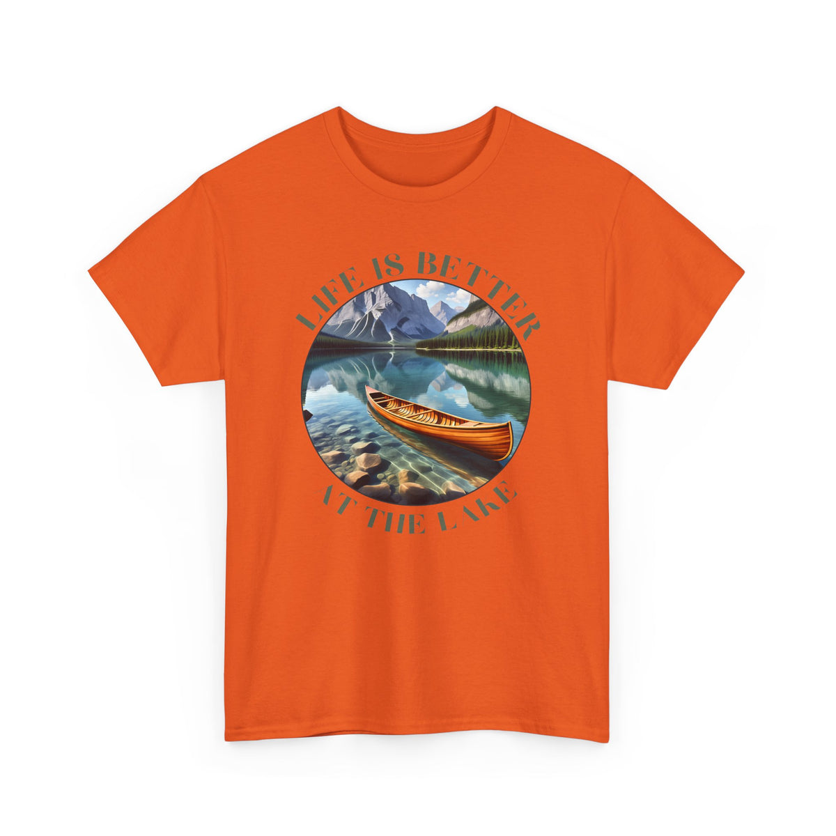 Life Is Better At The Lake Unisex Heavy Cotton Tee
