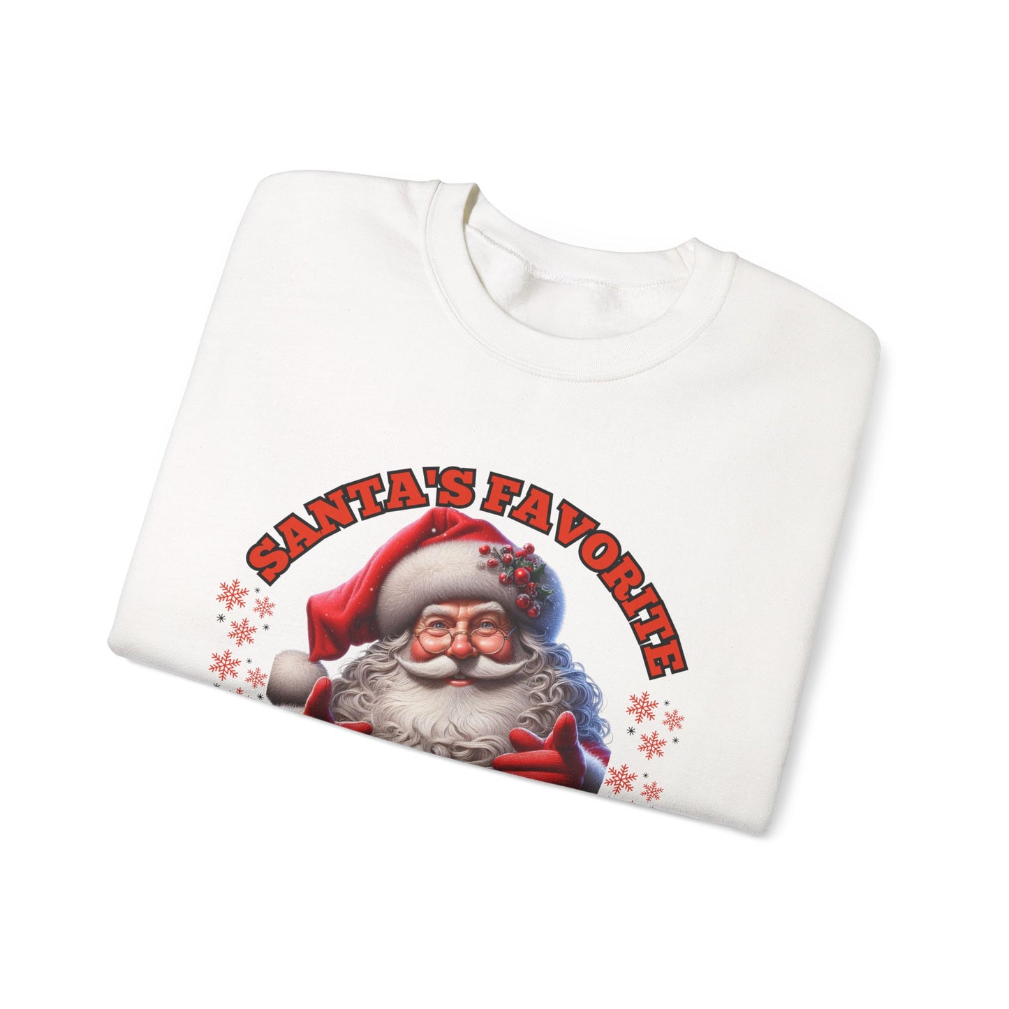 Santa's Favorite Nurse Unisex Heavy Blend™ Crewneck Sweatshirt