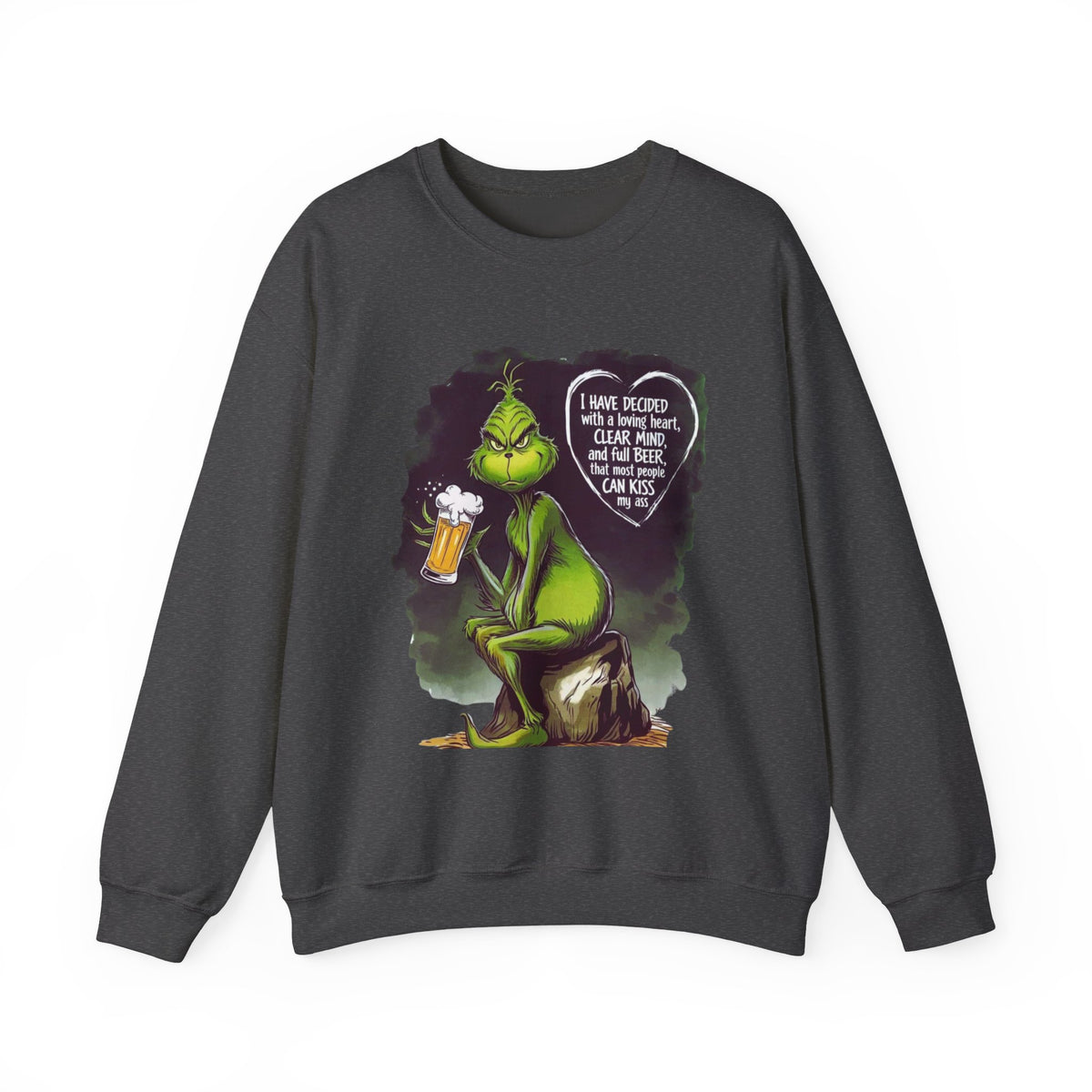 I Have Decided Grinch Unisex Heavy Blend™ Crewneck Sweatshirt
