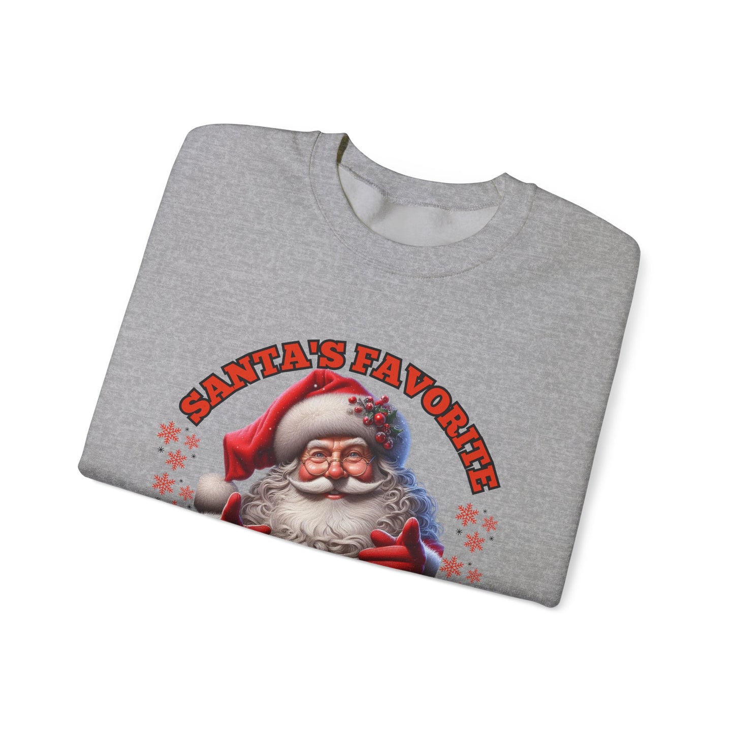 Santa's Favorite Nurse Unisex Heavy Blend™ Crewneck Sweatshirt