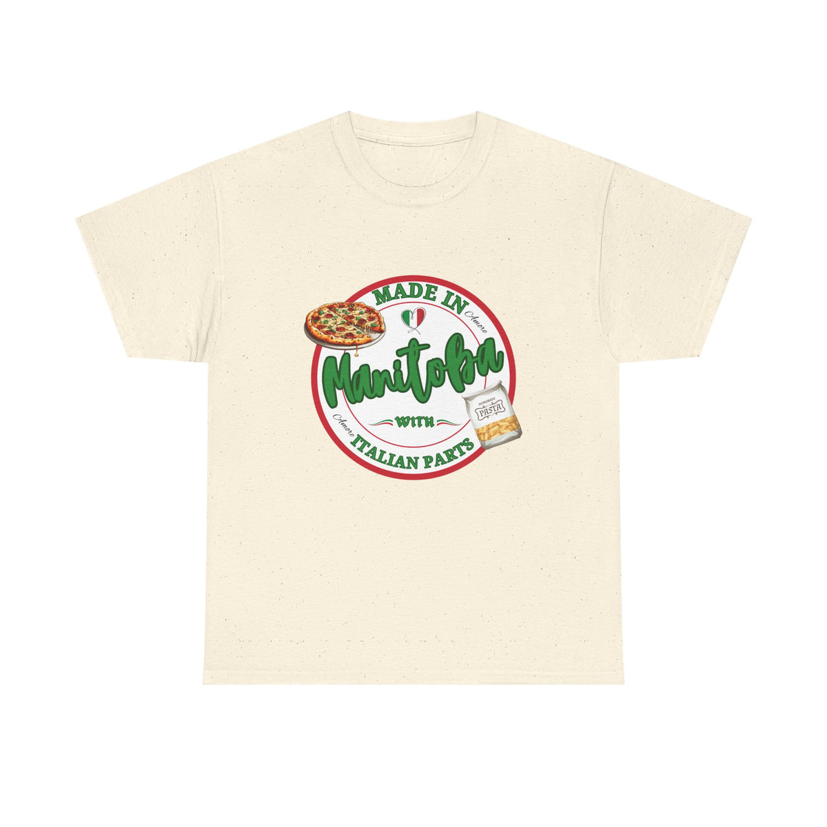 Made In Manitoba With Italian Parts Unisex Heavy Cotton Tee