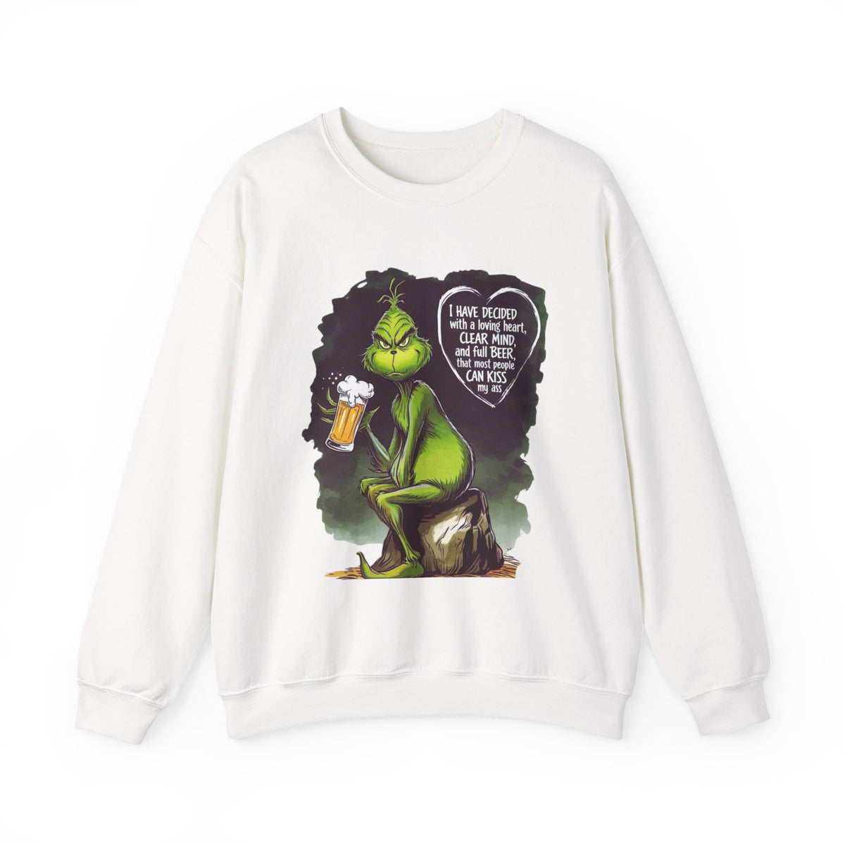 I Have Decided Grinch Unisex Heavy Blend™ Crewneck Sweatshirt