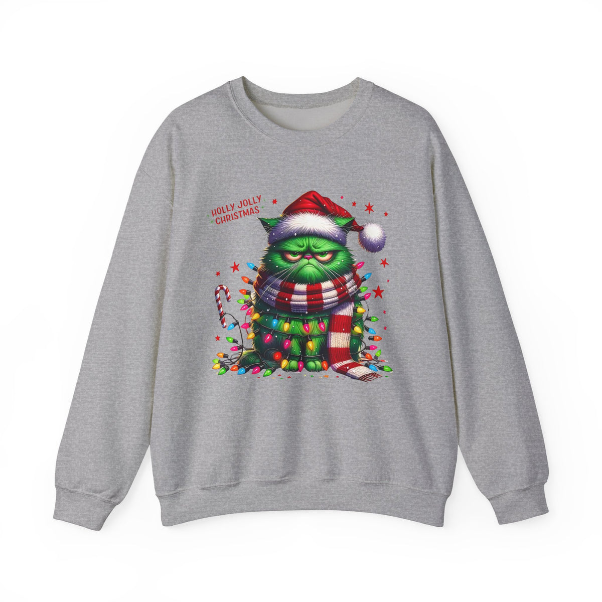 Holly Jolly Christmas Unisex Heavy Blend™ Crewneck Sweatshirt