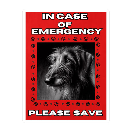Pet Safety Rescue Vinyl Decal