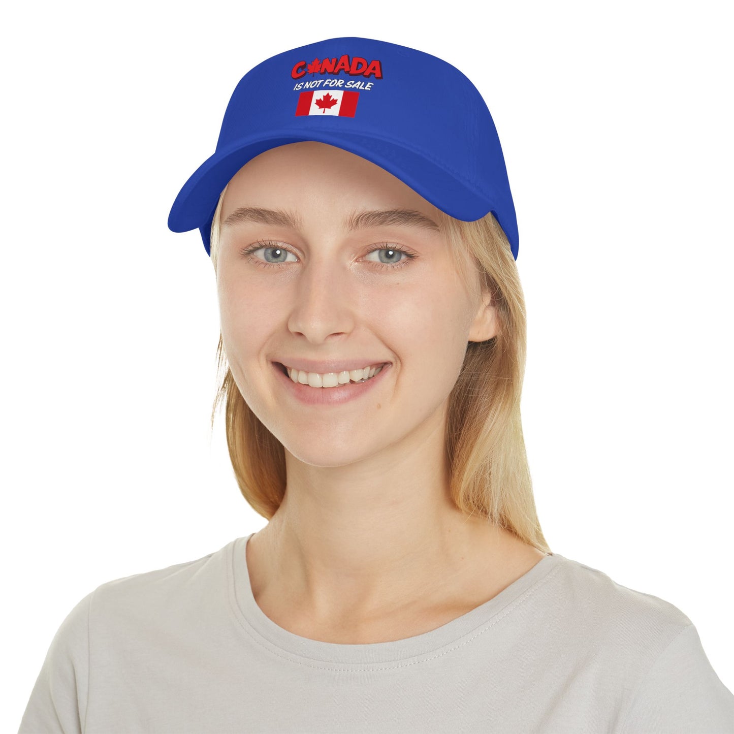 Flag Canada Is Not For Sale Low Profile Baseball Cap