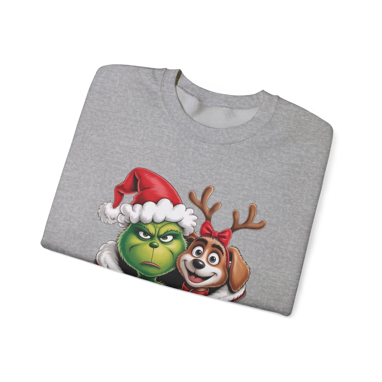 Social Interaction Grinch Unisex Heavy Blend™ Crewneck Sweatshirt