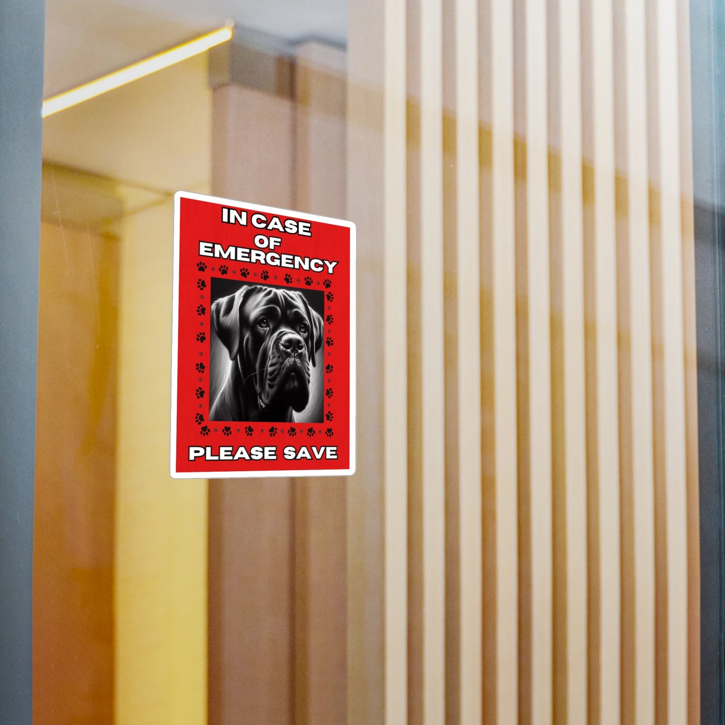 Pet Safety Rescue Vinyl Decal