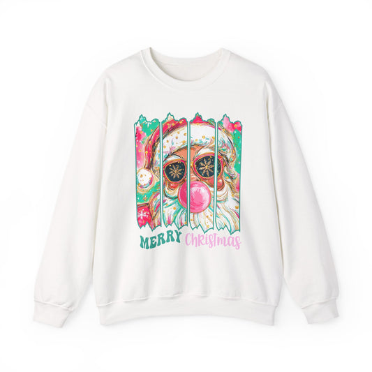 Santa Merry Christmas Unisex Heavy Blend™ Crewneck Sweatshirt