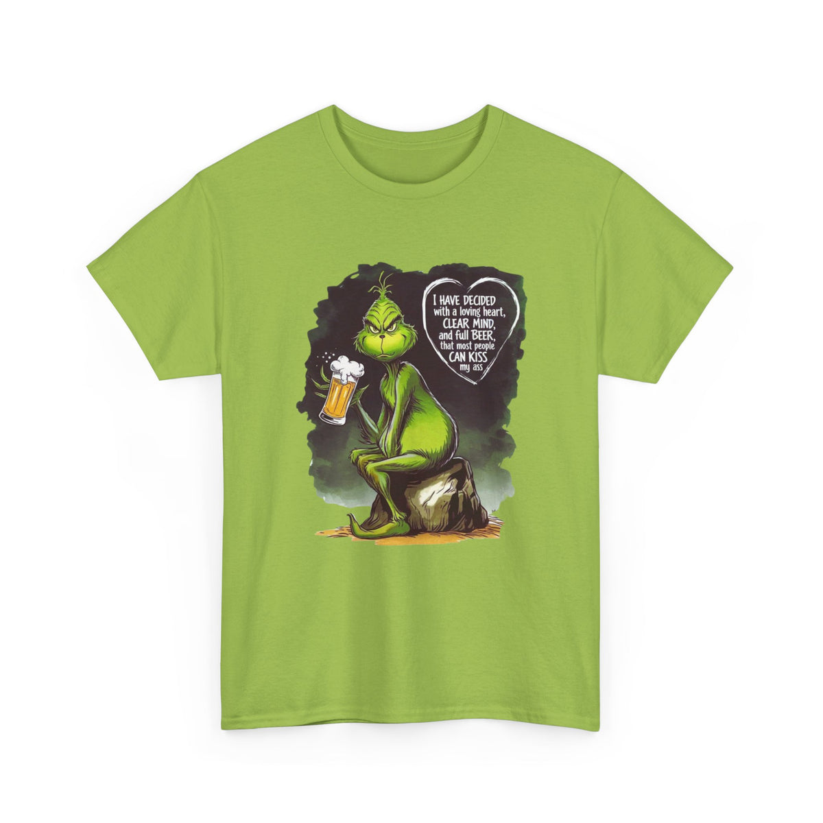 I Have Decided Grinch Unisex Heavy Cotton Tee