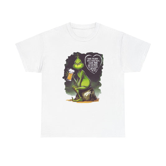 I Have Decided Grinch Unisex Heavy Cotton Tee
