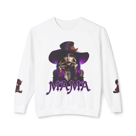 Mama Witch Unisex Lightweight Crewneck Sweatshirt