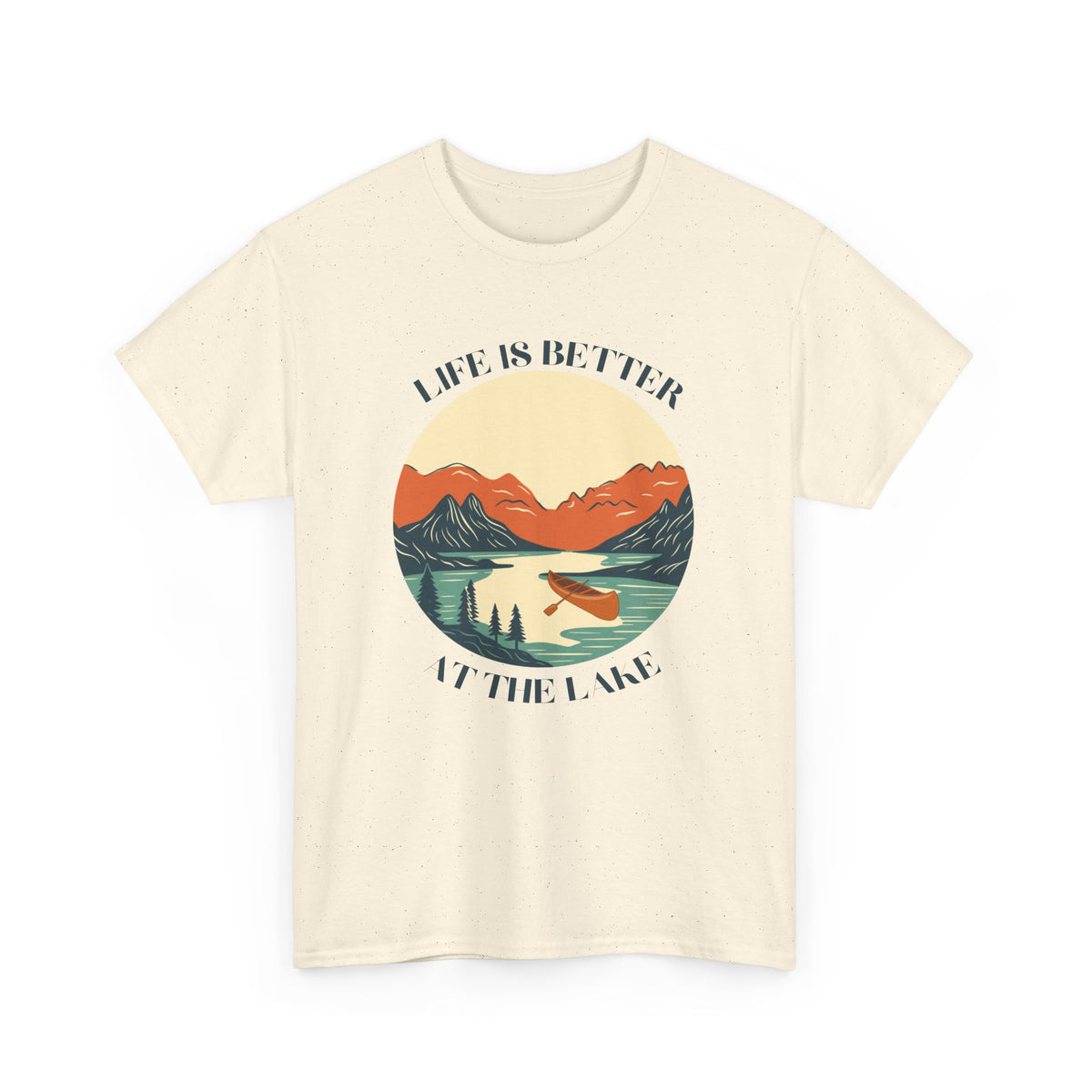 Life Is Better At The Lake Unisex Heavy Cotton Tee