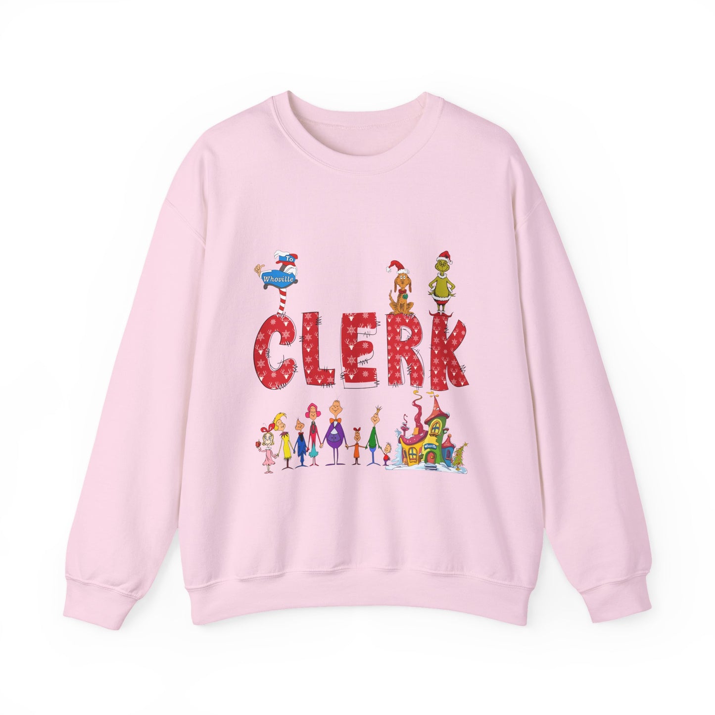 Clerk Grinch Unisex Heavy Blend™ Crewneck Sweatshirt
