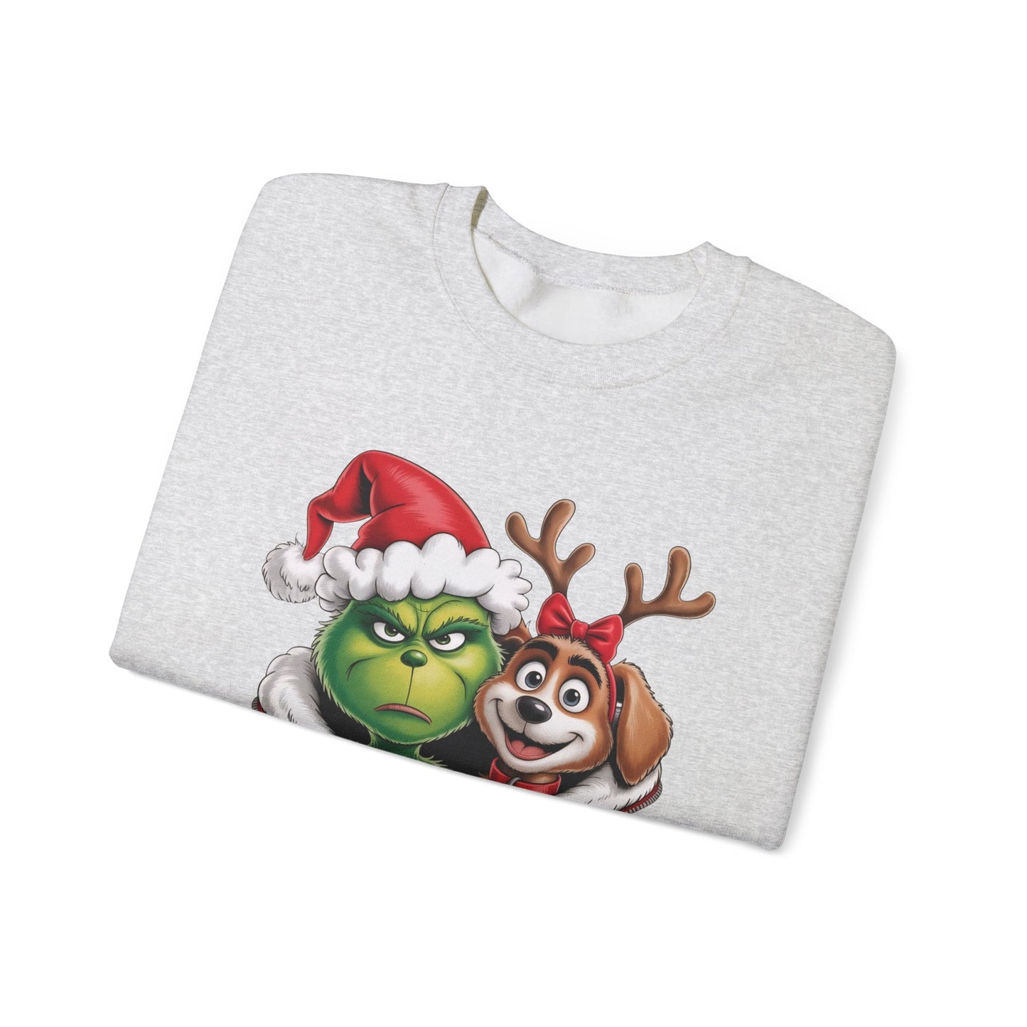Social Interaction Grinch Unisex Heavy Blend™ Crewneck Sweatshirt