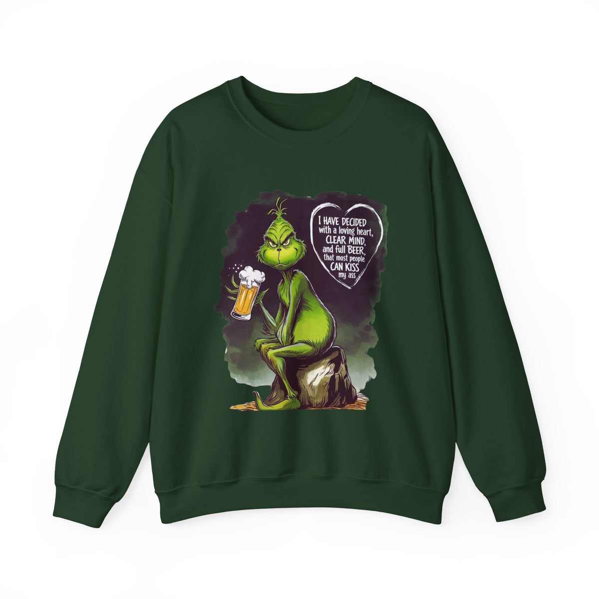 I Have Decided Grinch Unisex Heavy Blend™ Crewneck Sweatshirt