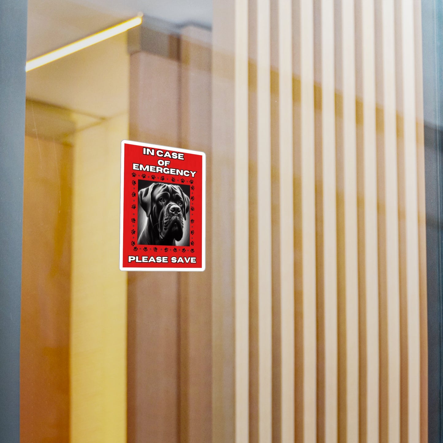 Pet Safety Rescue Vinyl Decal