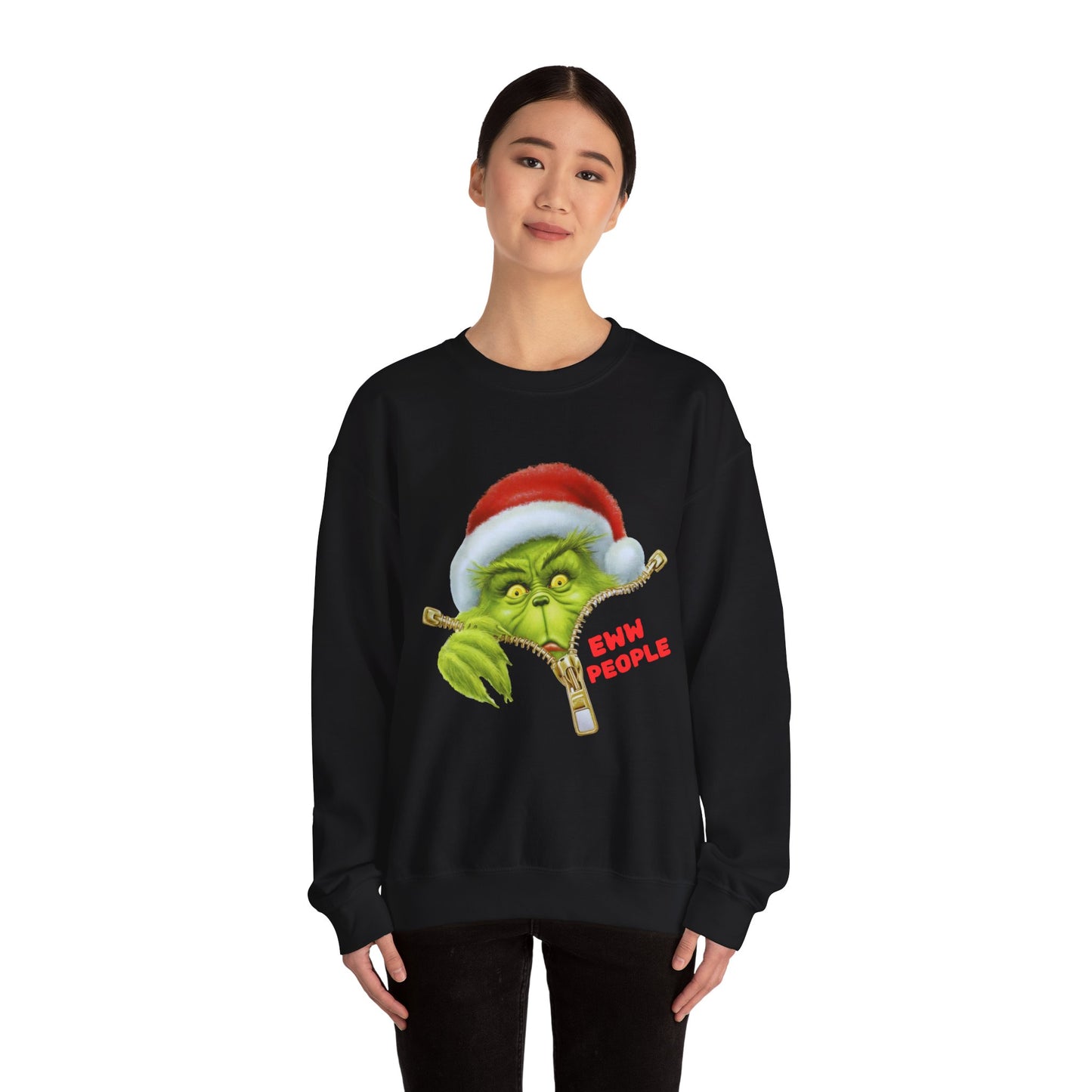 Eww People Grinch Unisex Heavy Blend™ Crewneck Sweatshirt