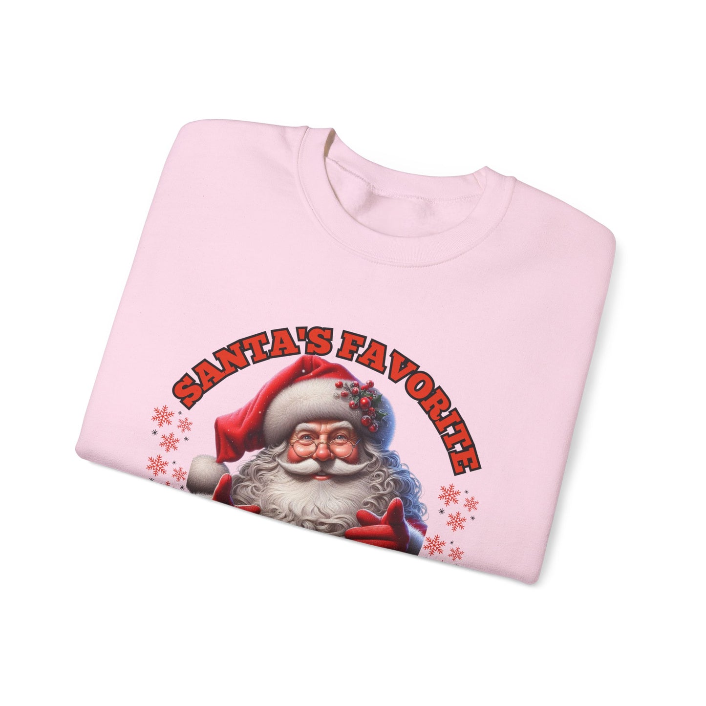 Santa's Favorite Nurse Unisex Heavy Blend™ Crewneck Sweatshirt