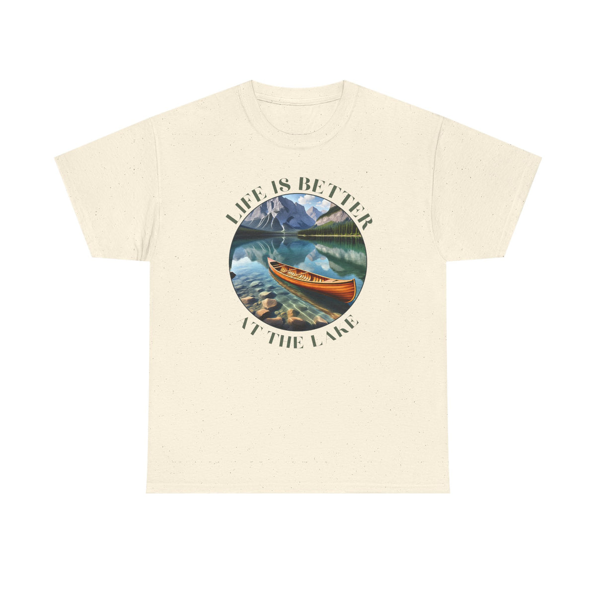 Life Is Better At The Lake Unisex Heavy Cotton Tee