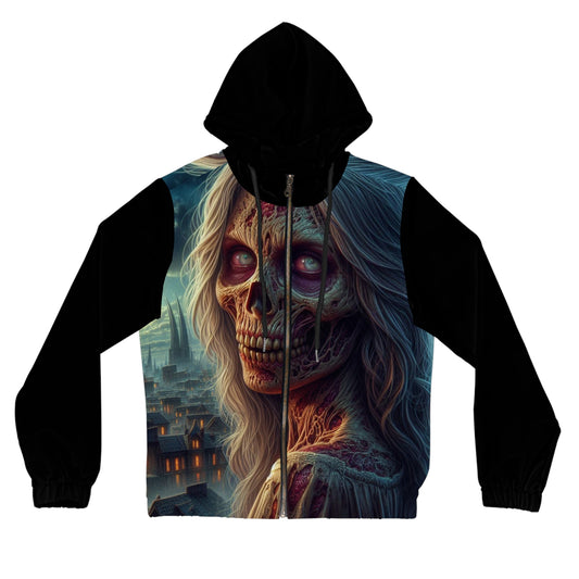 Morticia Women’s Full-Zip Hoodie
