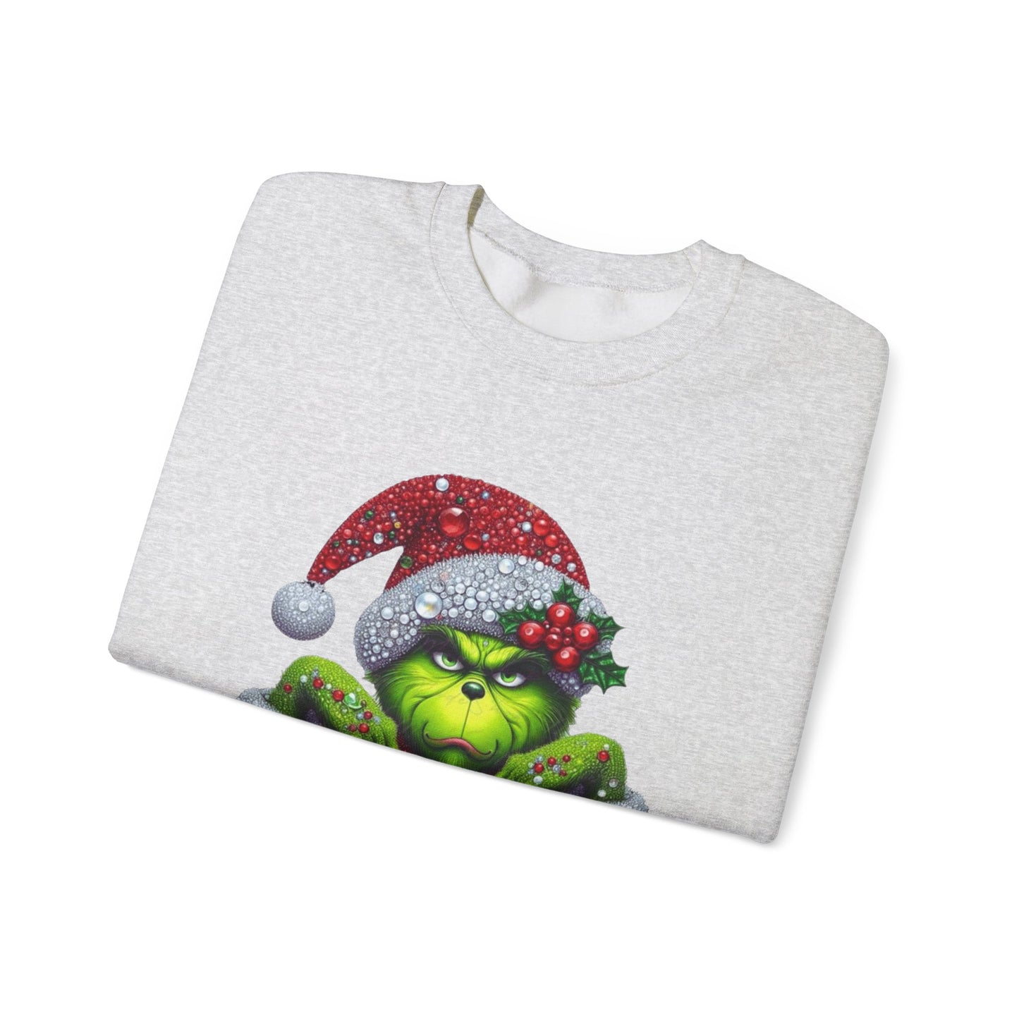 Glitter Grinch Unisex Heavy Blend™ Crewneck Sweatshirt