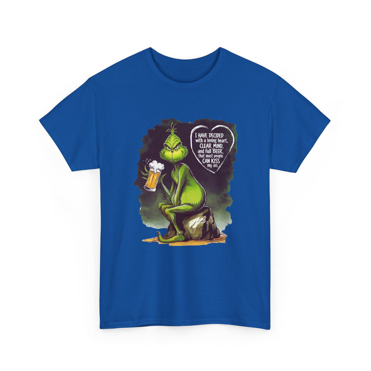 I Have Decided Grinch Unisex Heavy Cotton Tee