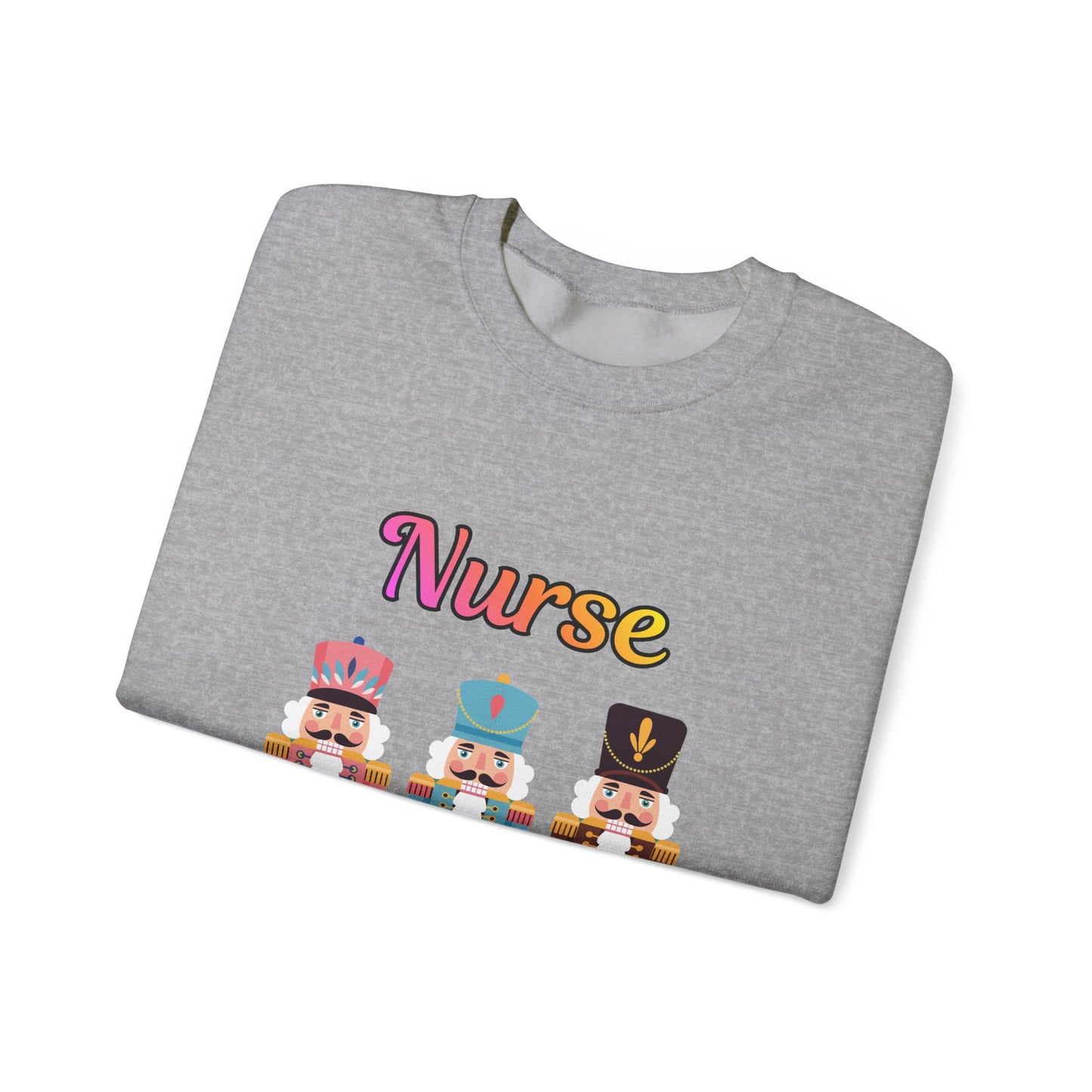 Nurse Nutcracker Unisex Heavy Blend™ Crewneck Sweatshirt