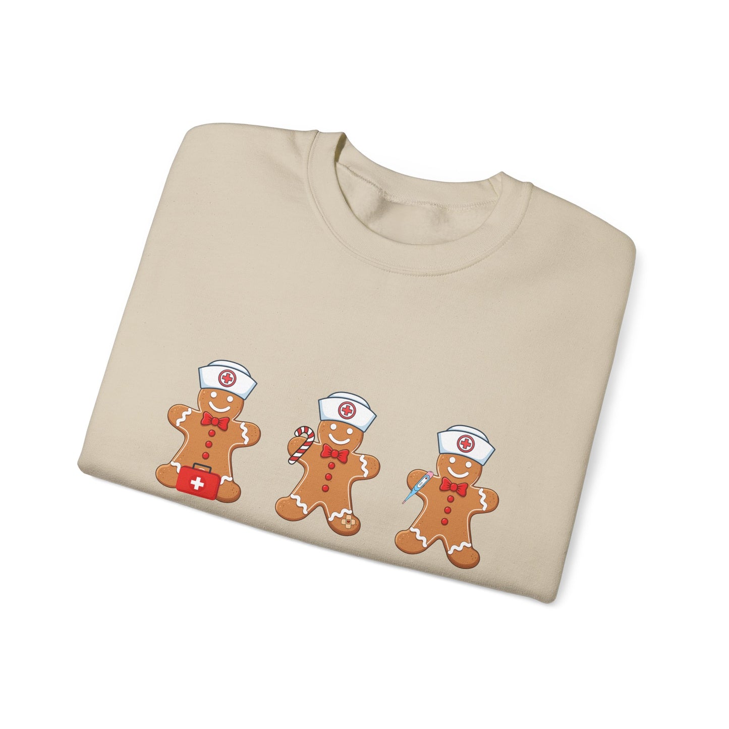 Nurse Gingerbread Unisex Heavy Blend™ Crewneck Sweatshirt