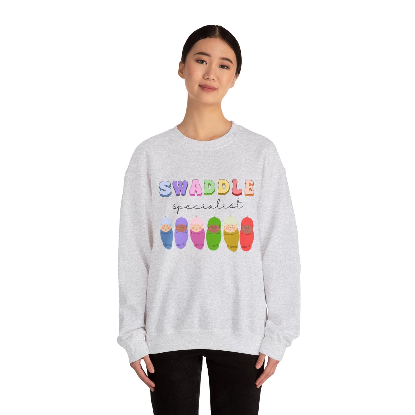 Swaddle Specialist  Unisex Heavy Blend™ Crewneck Sweatshirt