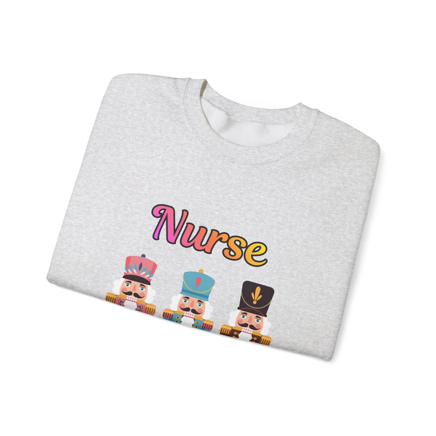 Nurse Nutcracker Unisex Heavy Blend™ Crewneck Sweatshirt