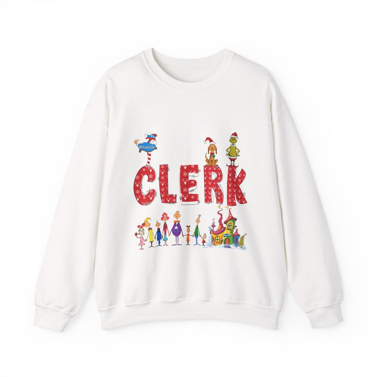 Clerk Grinch Unisex Heavy Blend™ Crewneck Sweatshirt