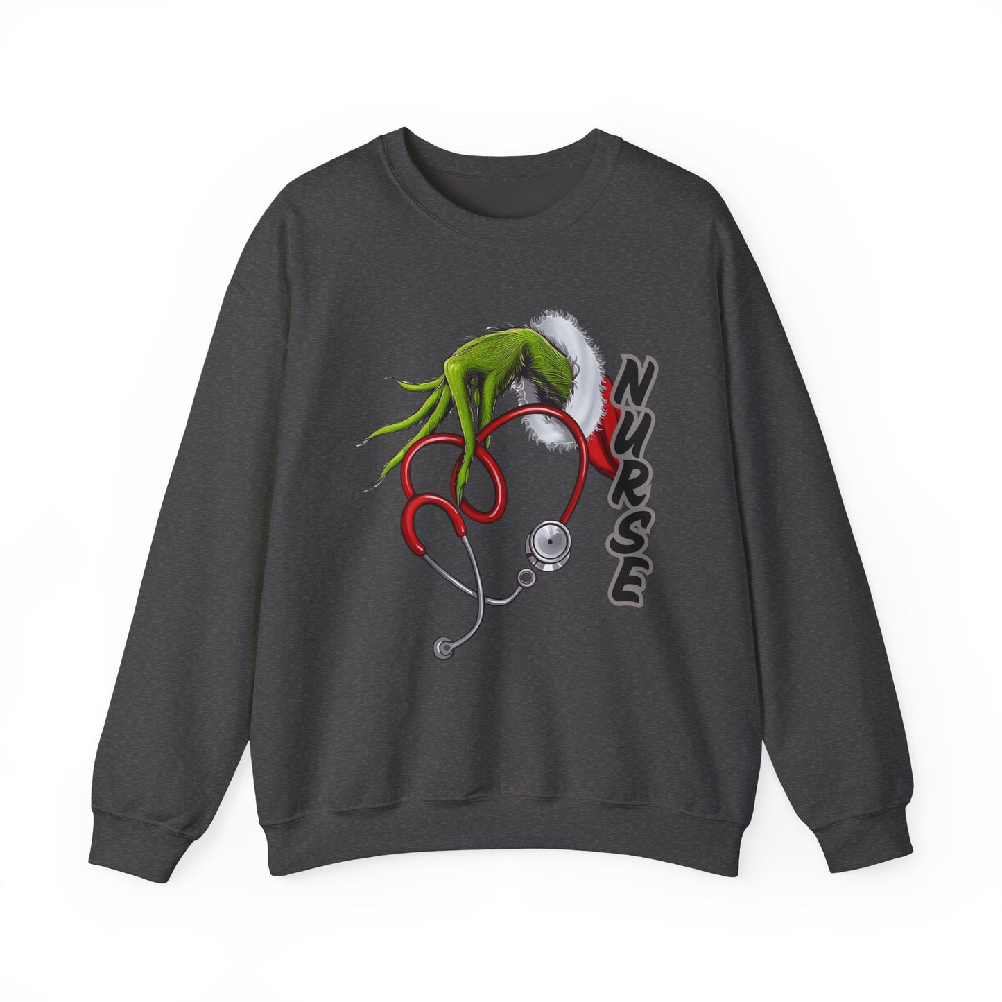 Stethoscope Nure Grinch Unisex Heavy Blend™ Crewneck Sweatshirt
