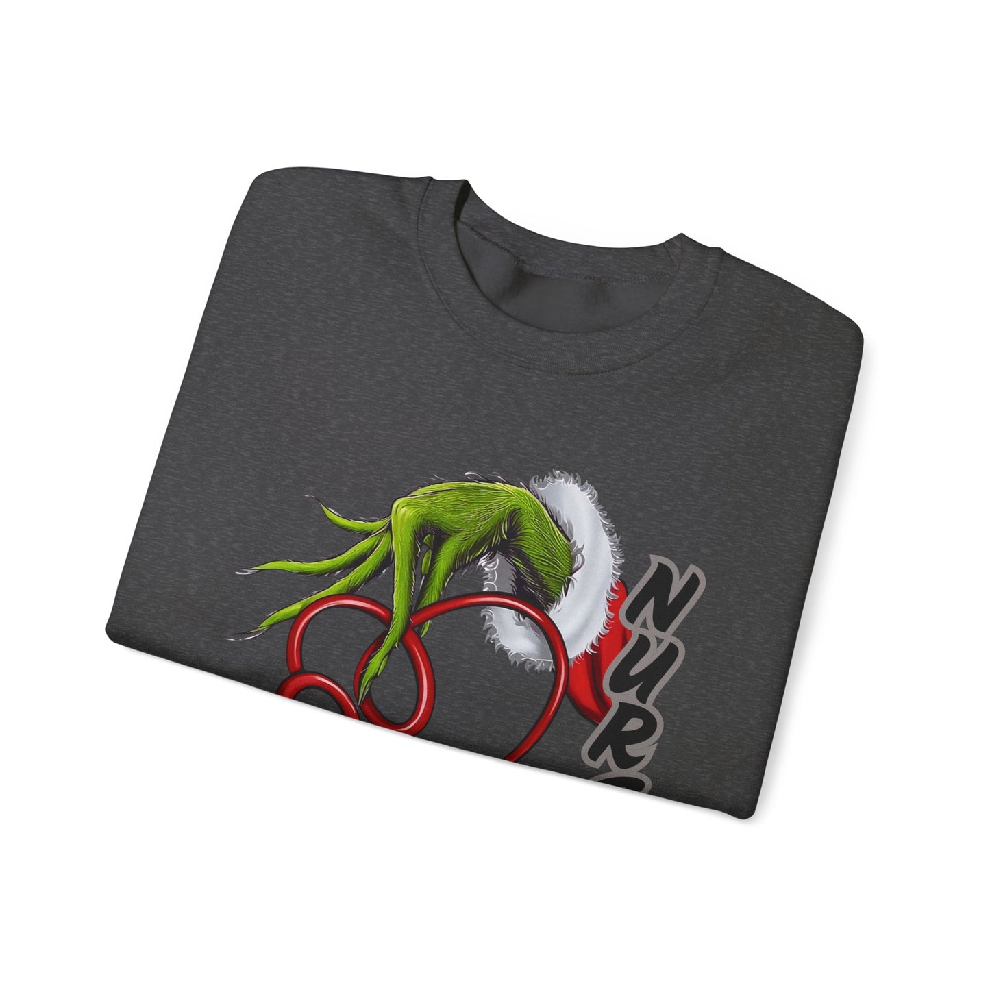 Stethoscope Nure Grinch Unisex Heavy Blend™ Crewneck Sweatshirt