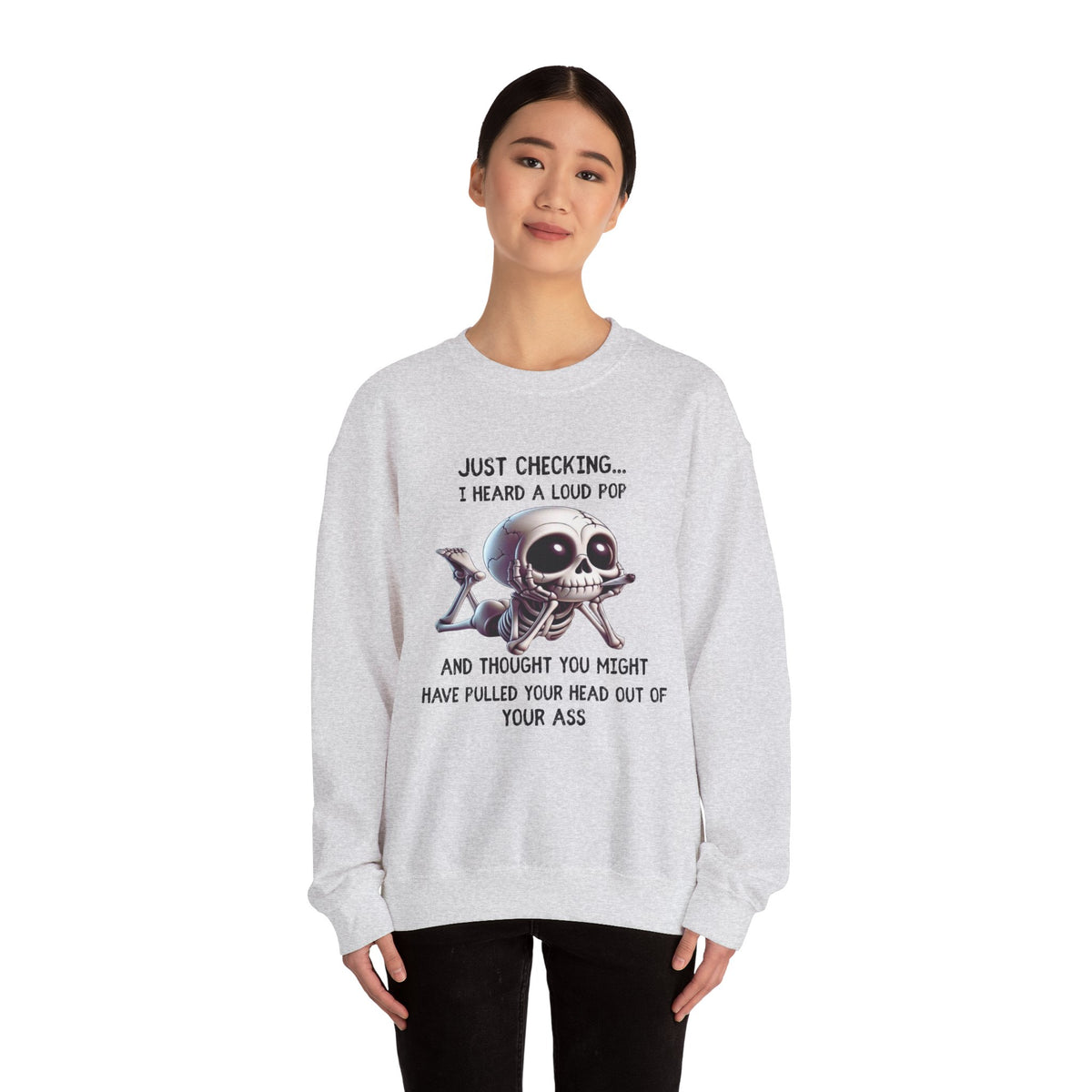 Just Checking Unisex Heavy Blend™ Crewneck Sweatshirt