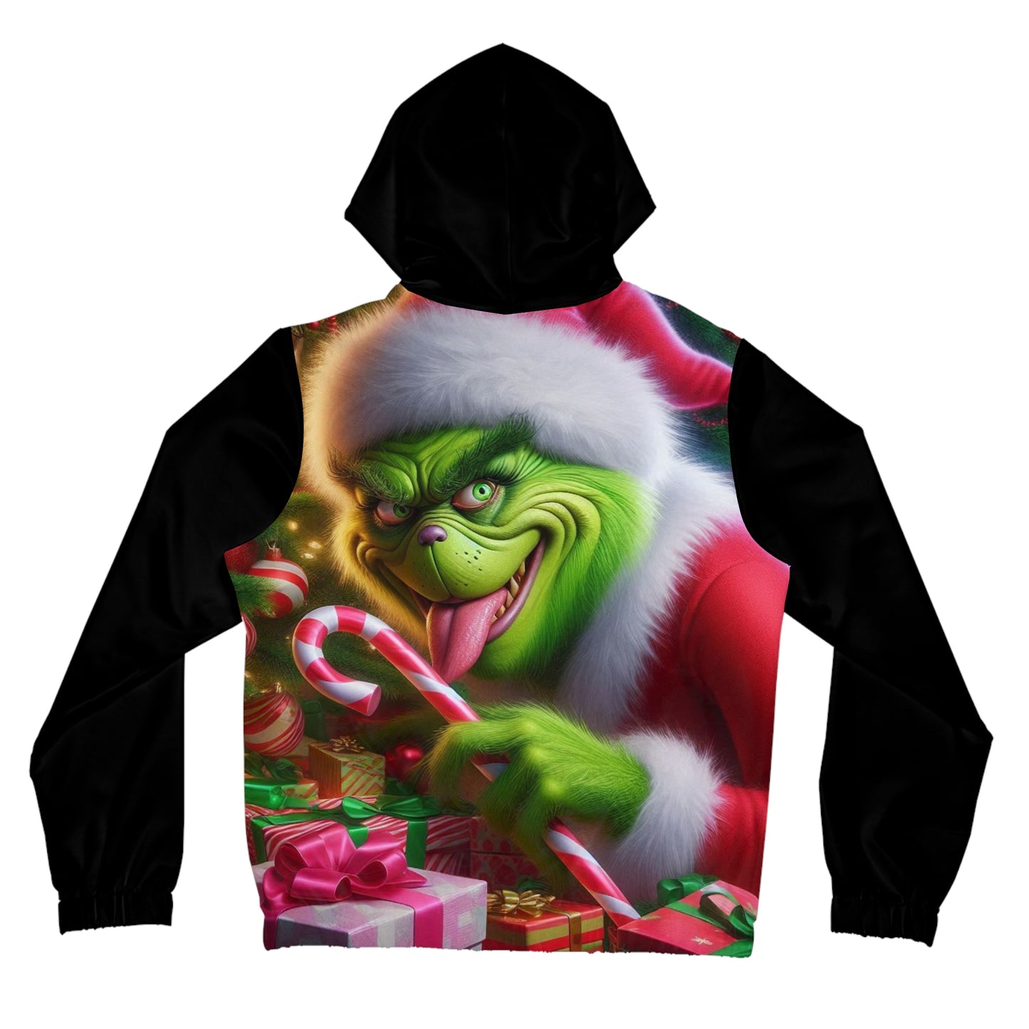 Grinch Women’s Full-Zip Hoodie (AOP)