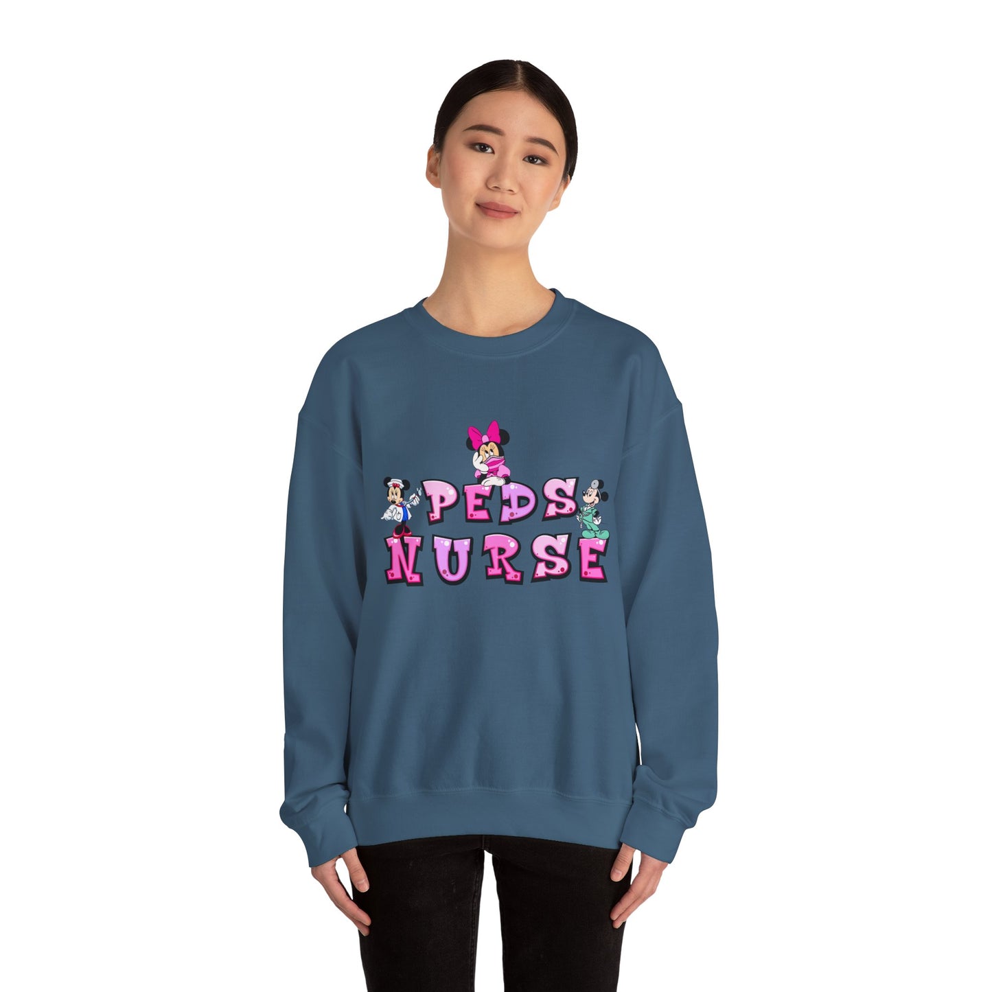 Peds Nurse Unisex Heavy Blend™ Crewneck Sweatshirt