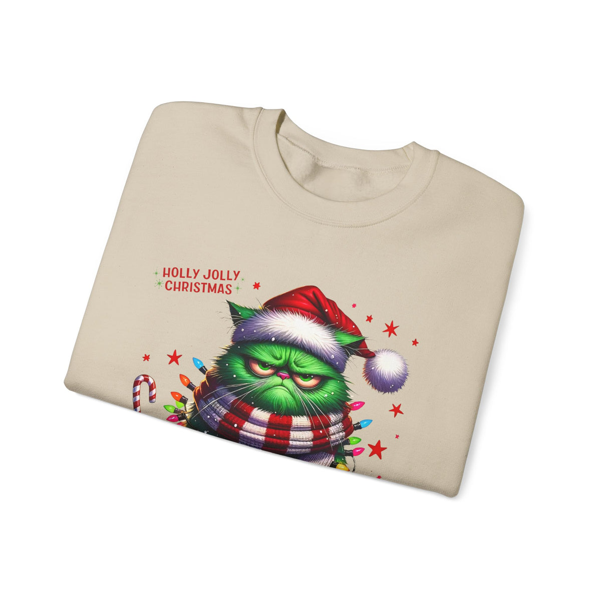 Holly Jolly Christmas Unisex Heavy Blend™ Crewneck Sweatshirt