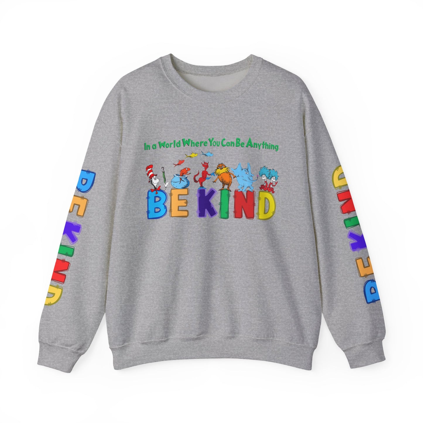Be Kind Dr.Seuss Unisex Heavy Blend™ Crewneck Sweatshirt